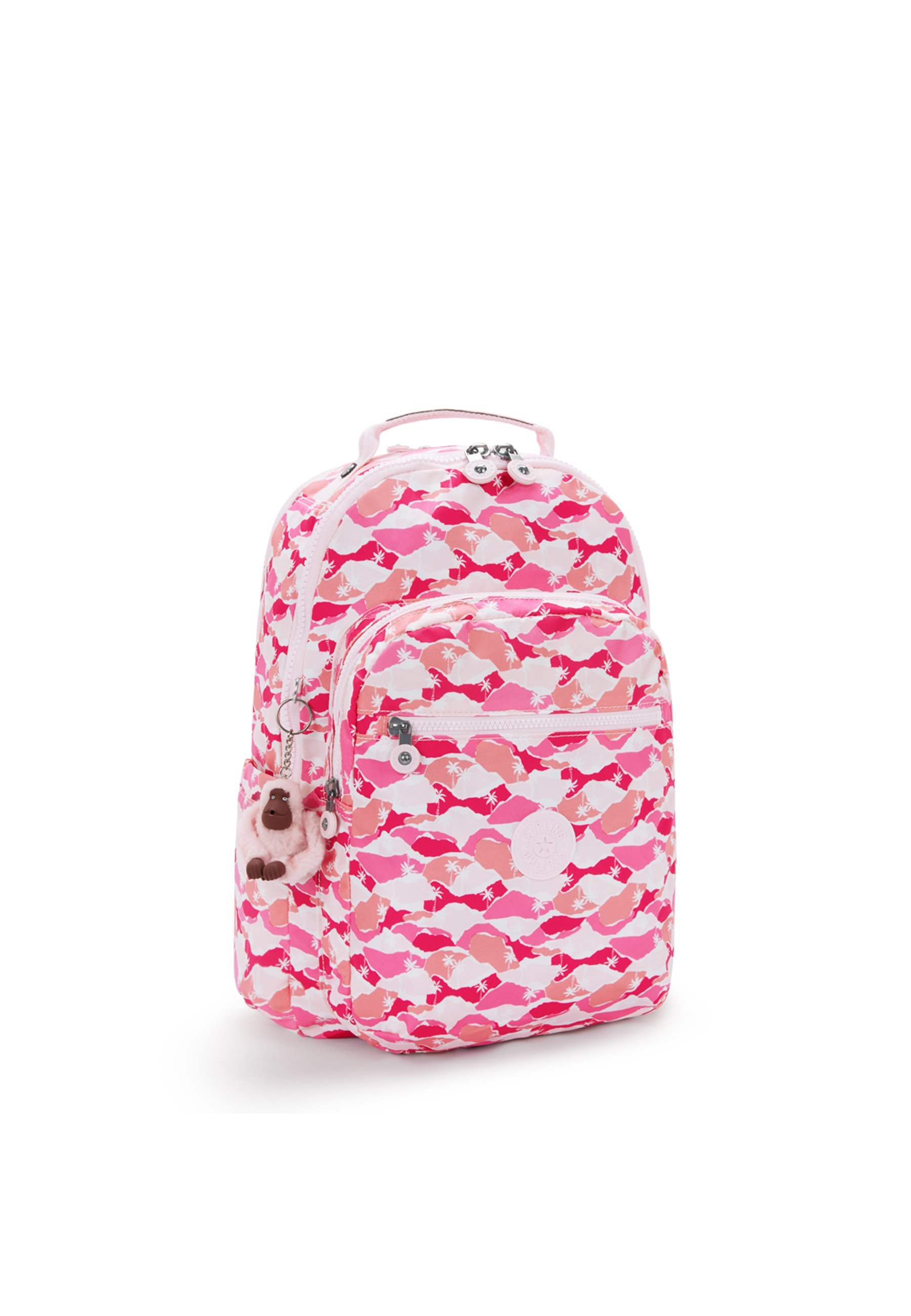 Kipling schooltas - roze palm