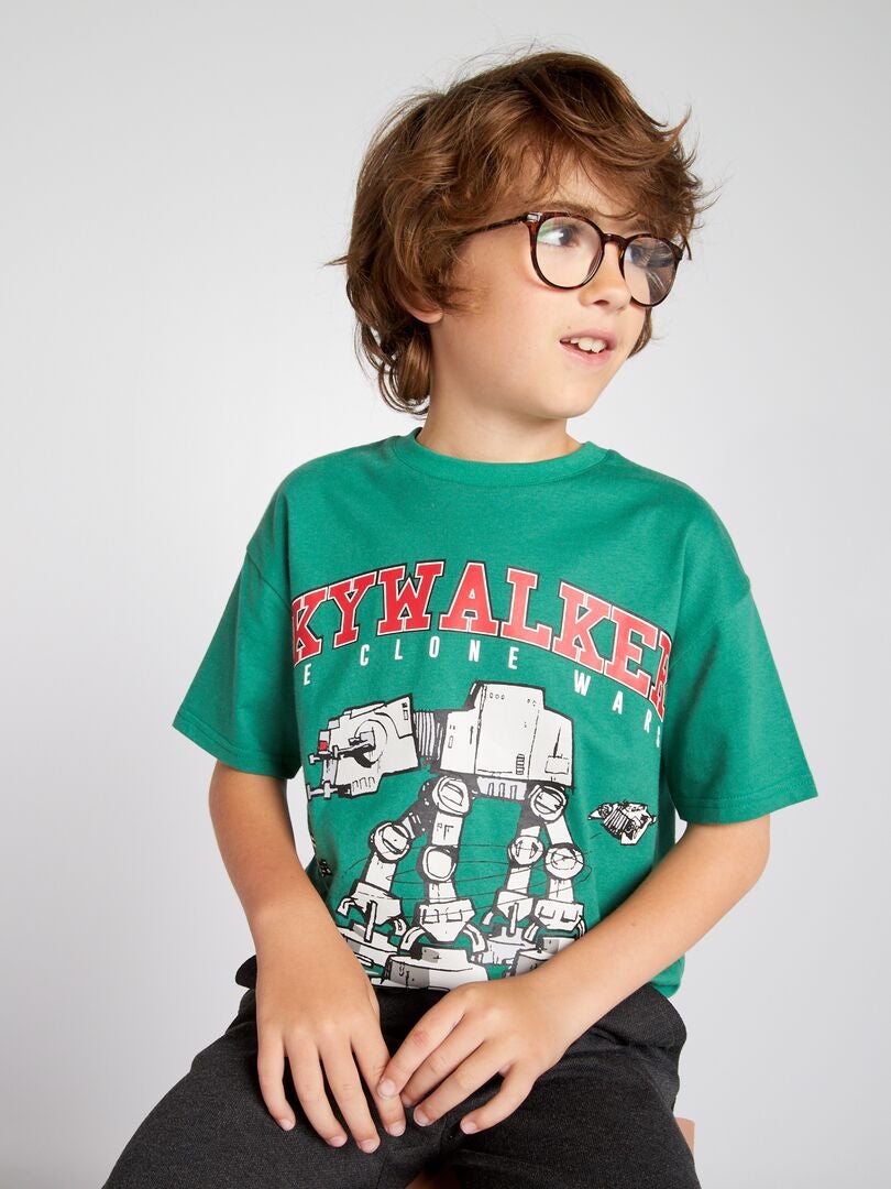Camiseta de manga curta 'Star Wars' - VERDE
