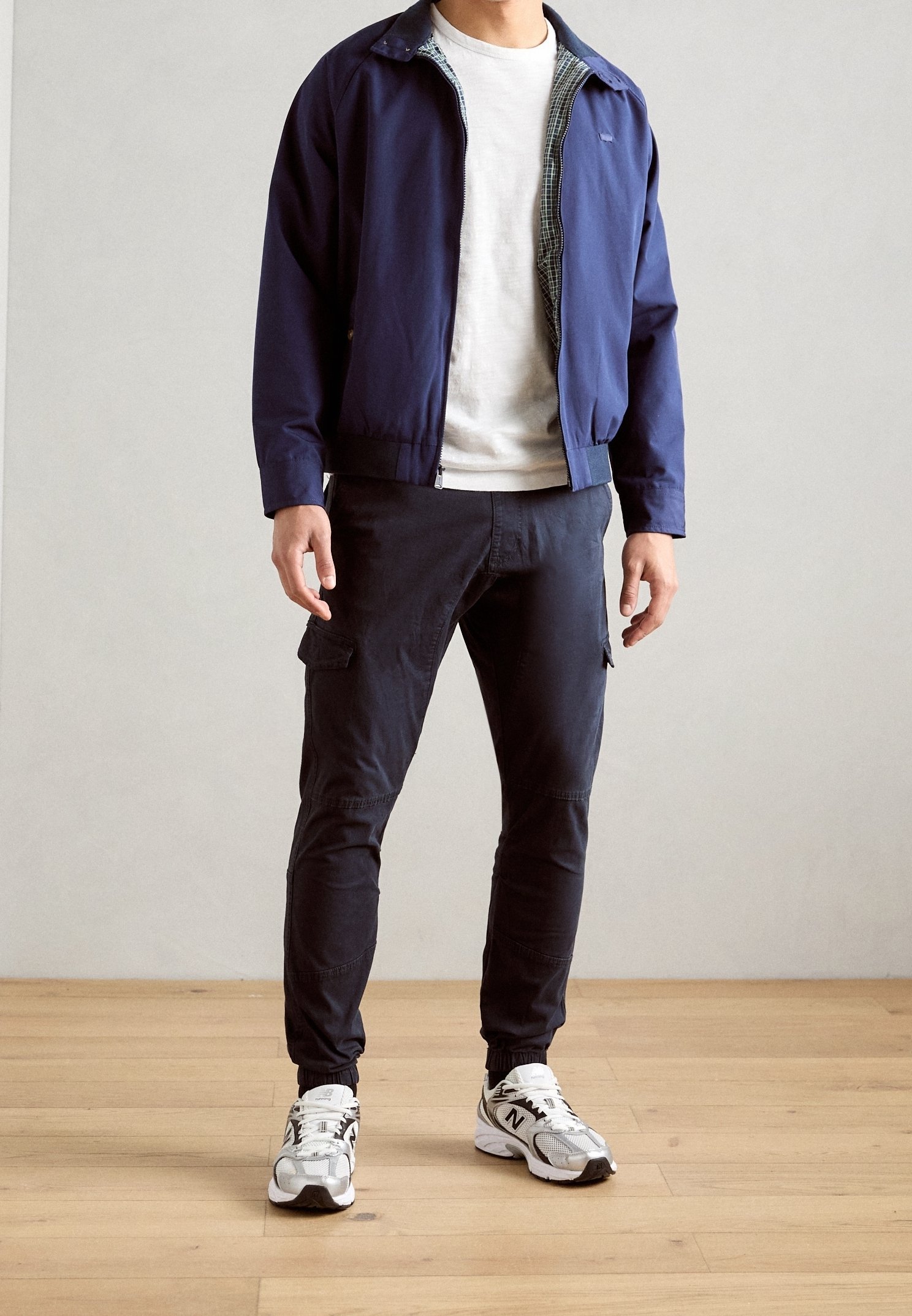 INDICODE JEANS Pantalon cargo - bleu foncé