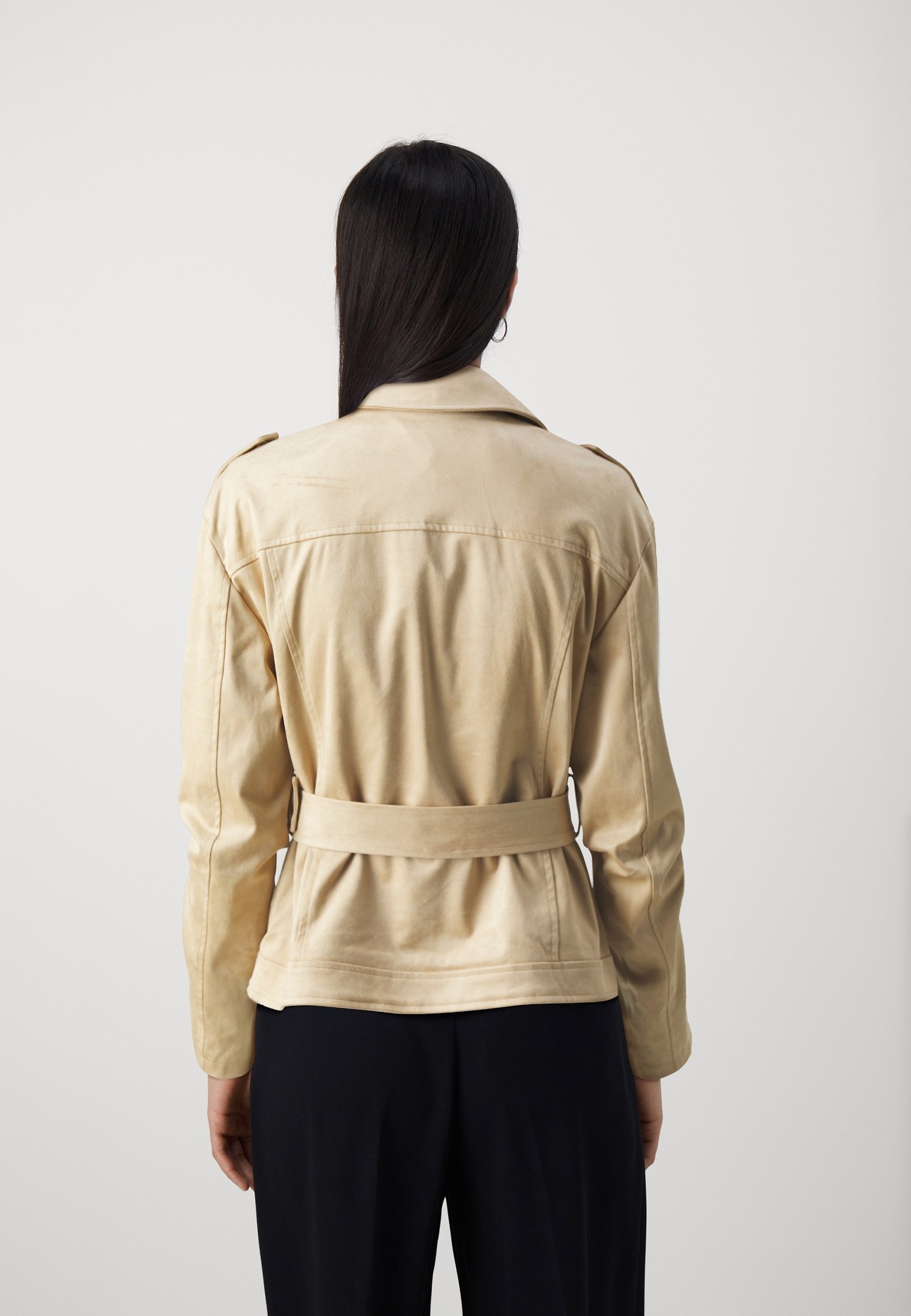 Liu Jo Jeans kunstleren jas - camel