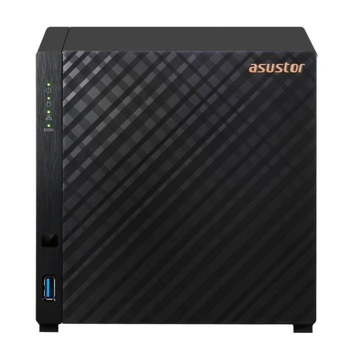 Server NAS - ASUSTOR - AS1204T - 4 alloggiamenti - 1 GB DDR4