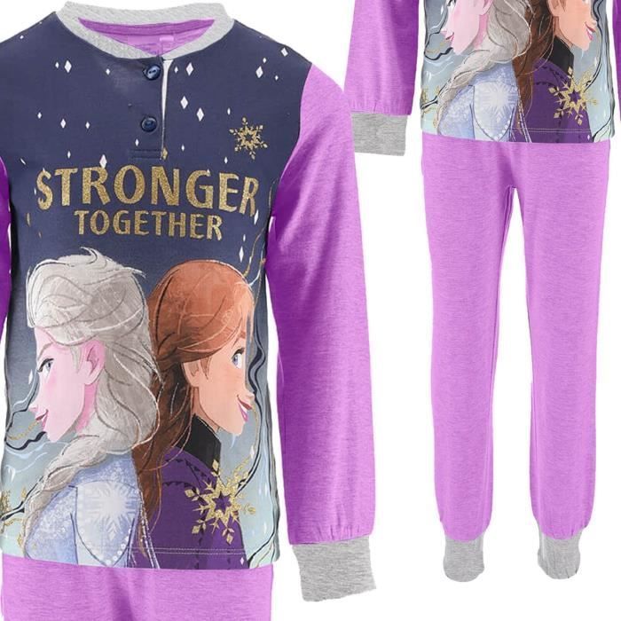 Conjunto de pijama de Frozen - DISNEY - Niñas - Morado - Invierno