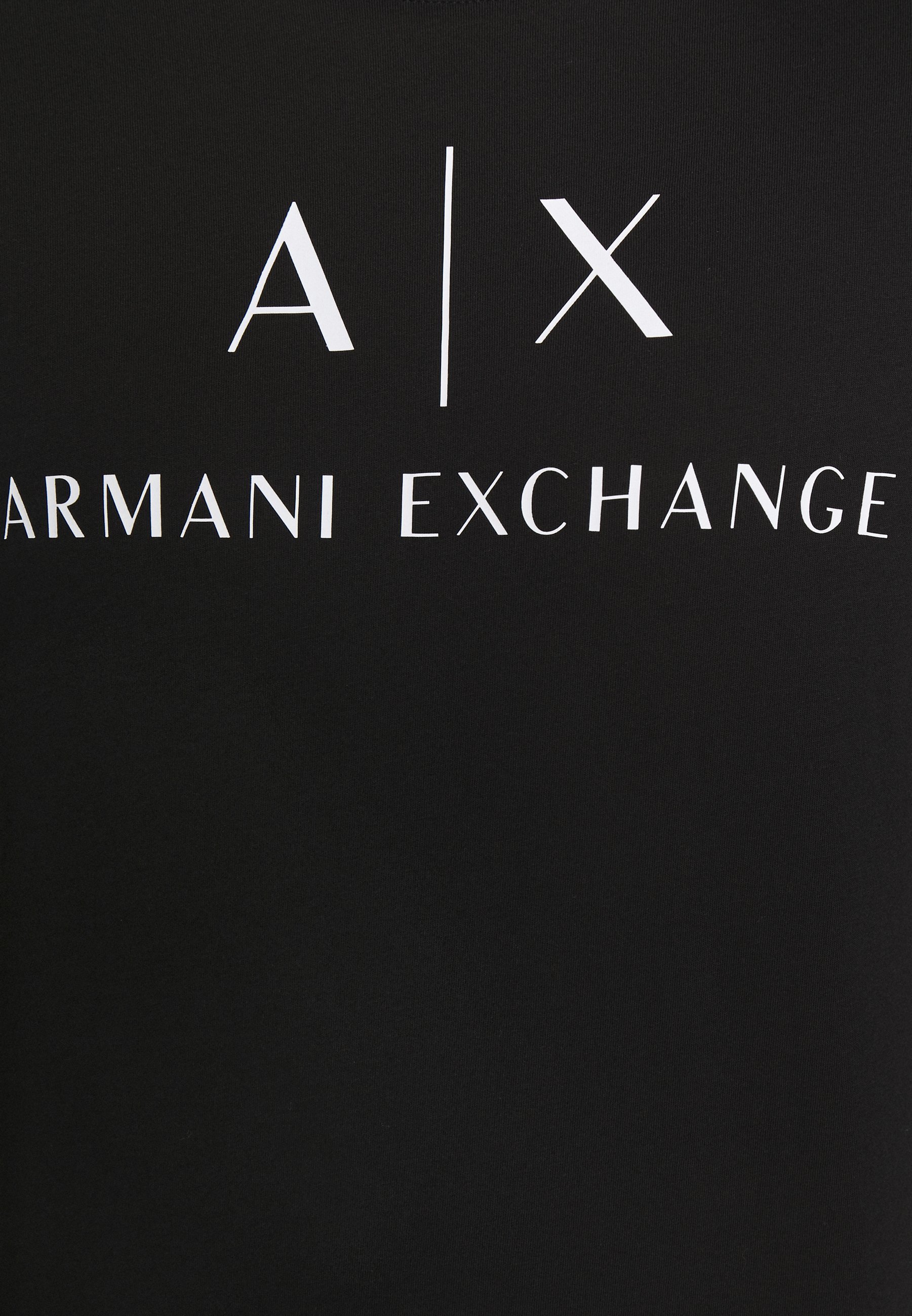 Blusa de manga comprida Armani Exchange - preta