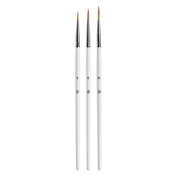 Glisten Cosmetics - Tykk eyelinerbørstesett - Børste