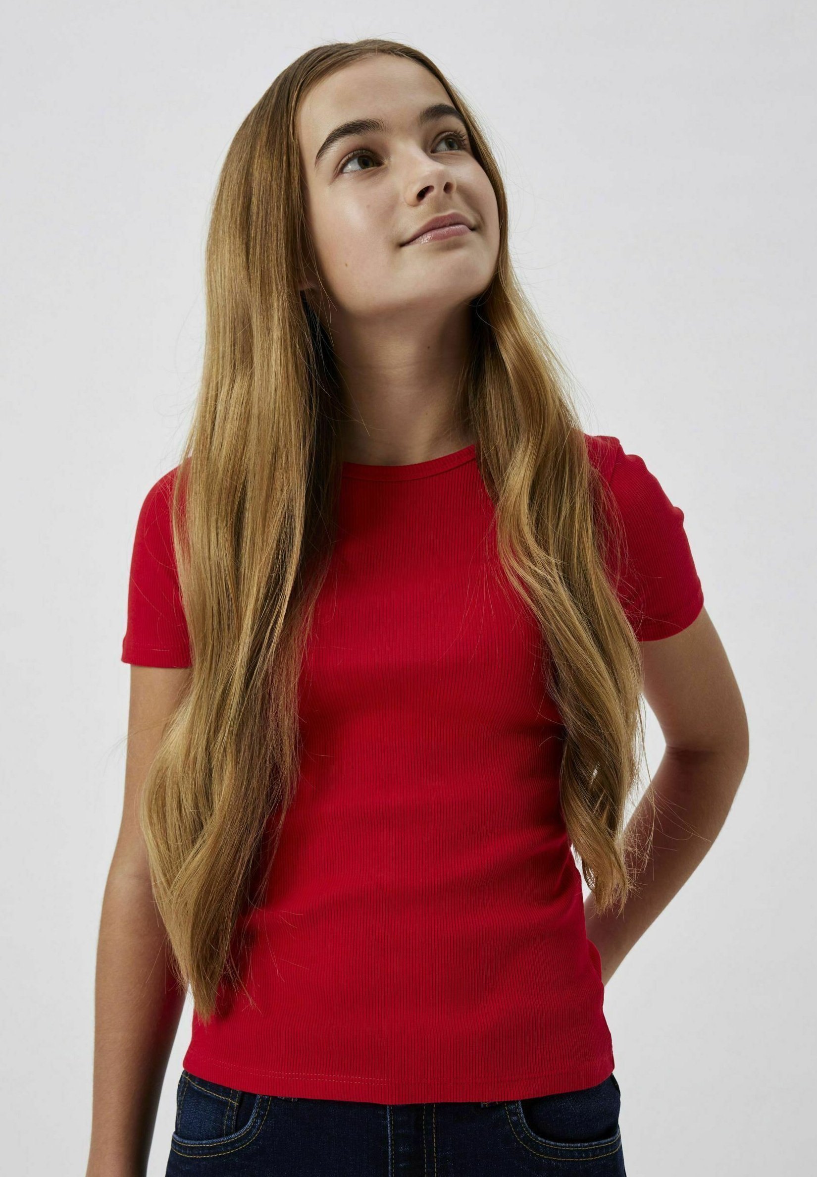 TWO SOON 2ER-PACK - T-shirt basic - rosso acceso