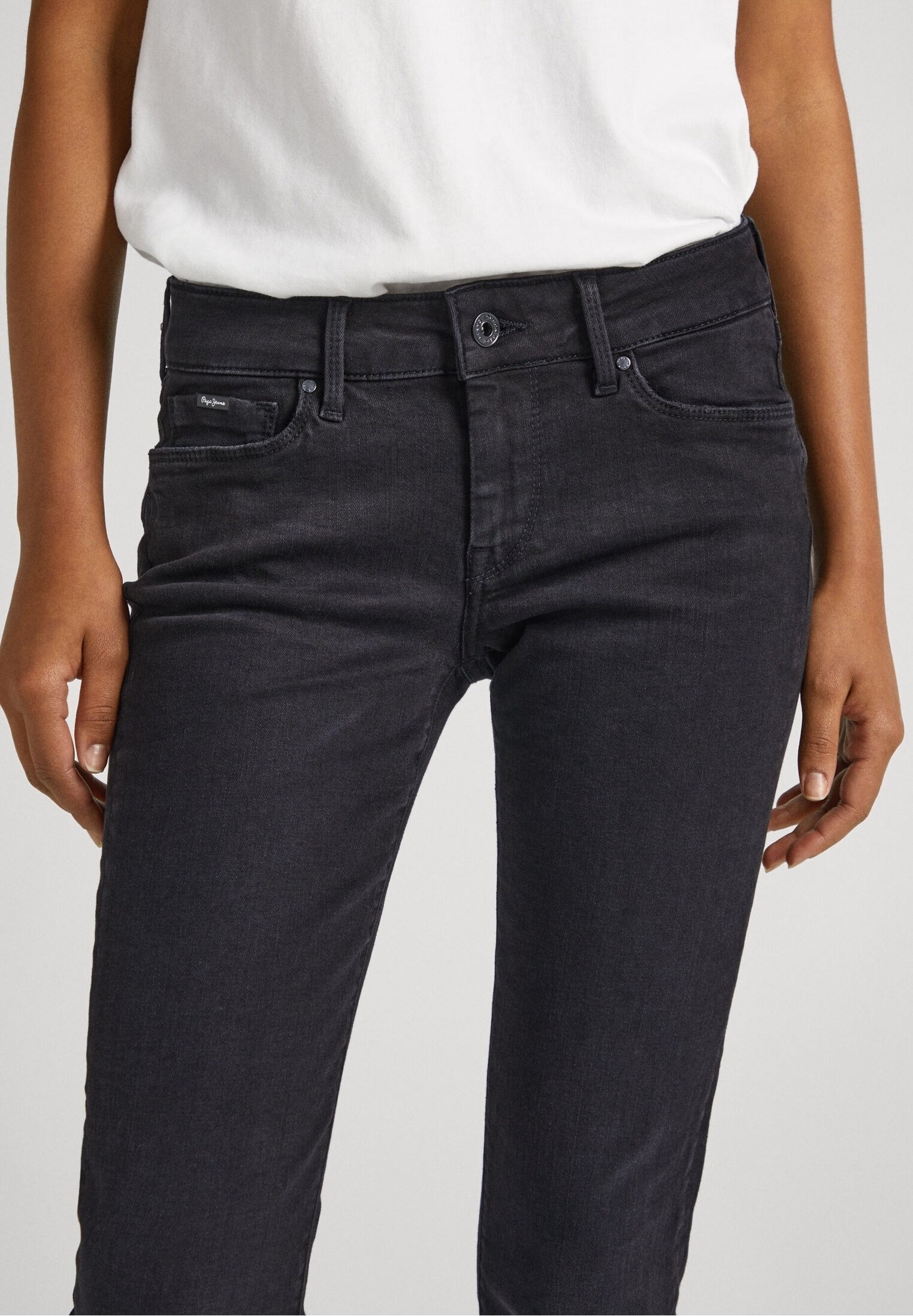 Jean Pepe Jeans coupe skinny - denim noir