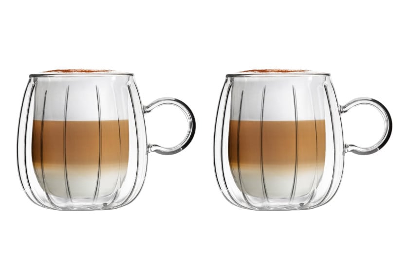 Komplet Dwóch Szklanek Termicznych Z Uchem Tulip 250 ml