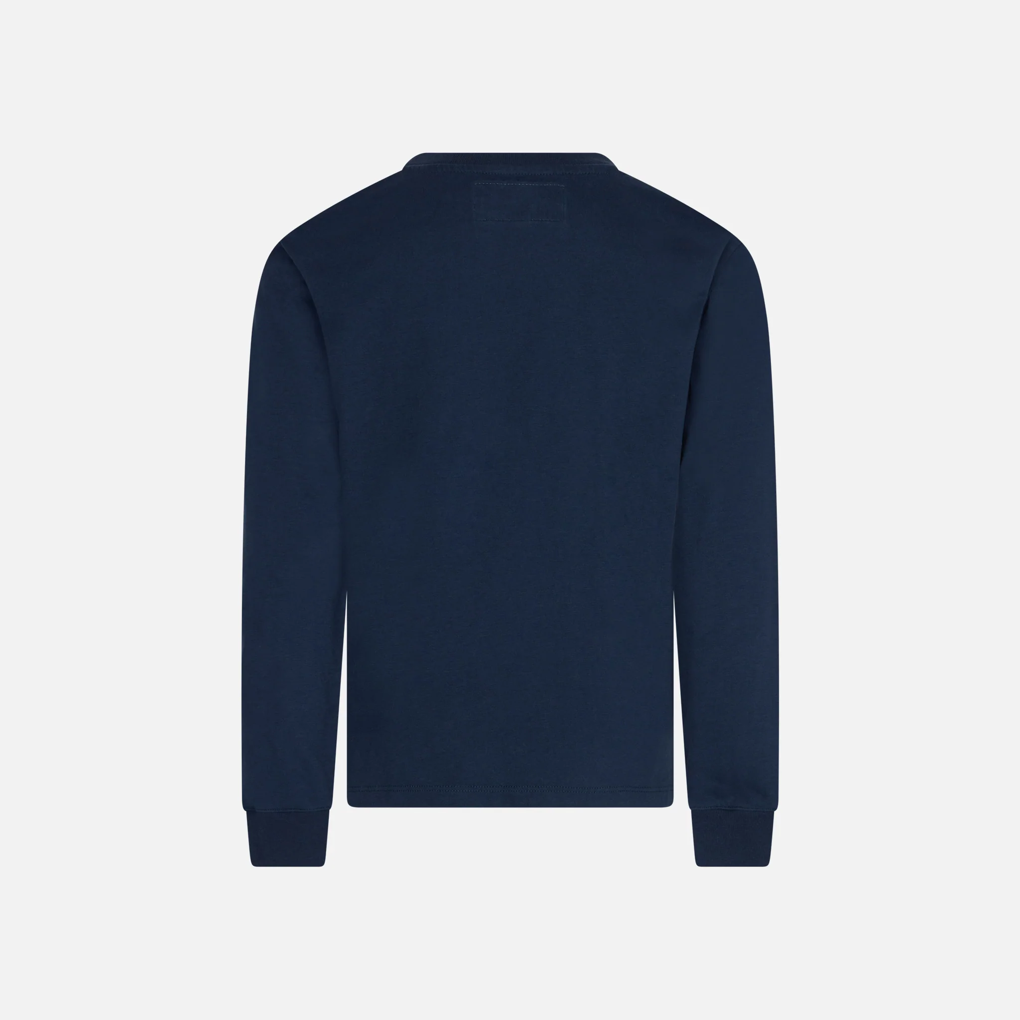 Marineblauw bedrukt T-shirt voor kinderen