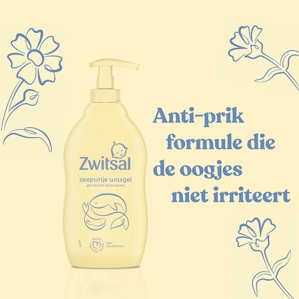 Zwitsal prausimosi gelis be muilo, 400 ml