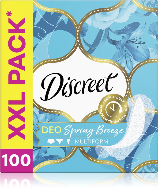 Diskretūs daugiaformiai „Spring Breeze“ įklotai į kelnaites
