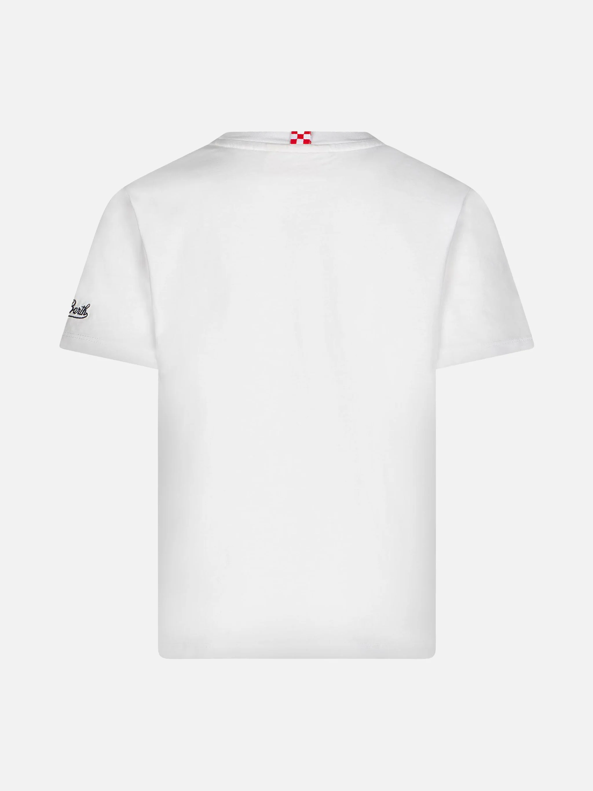Katoenen T-shirt voor jongens met Vespa St. Tropez-print | SP EDITION