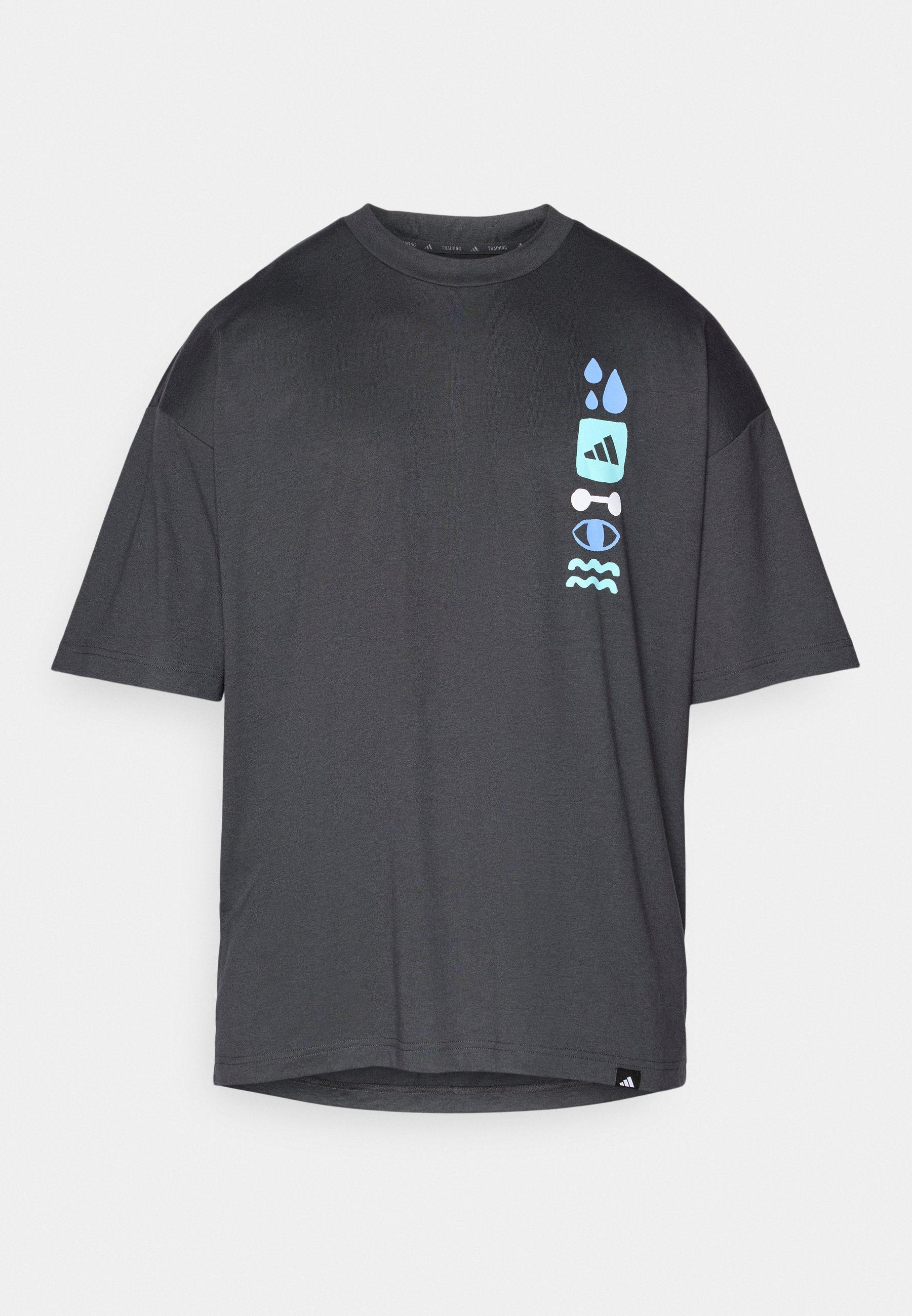 adidas Performance T-shirt - T-shirt met print - zwart