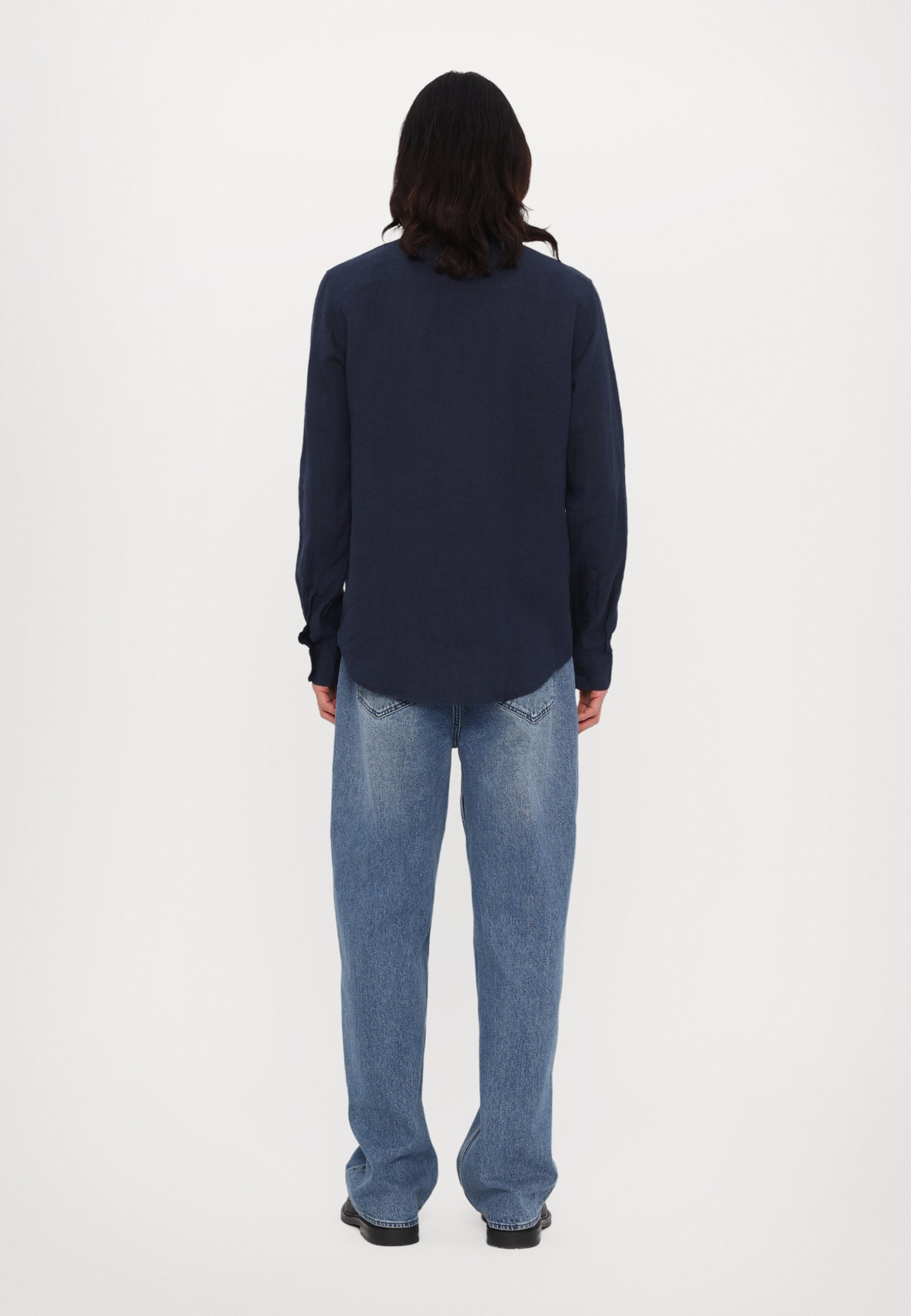 NN.07 ENZO SHIRT - Shirt - donkerblauw