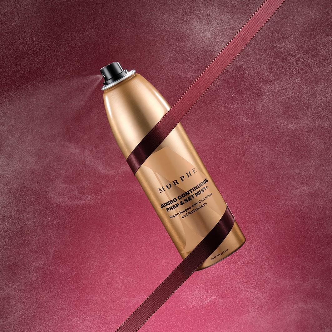 Morphe Fixierspray Holiday Collection Continuous Prep & Fix Mist+ - 184 г