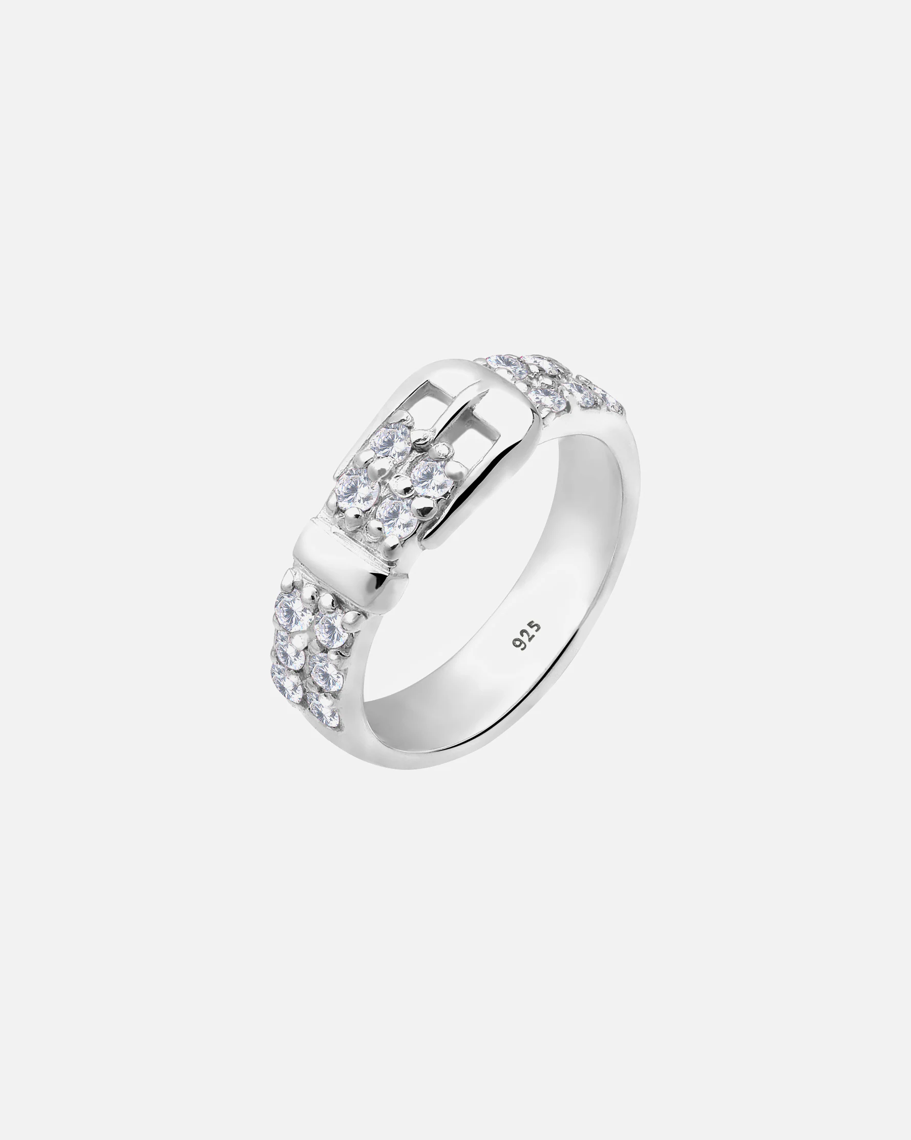 Elli Femme Motif de Ceinture Amusant avec des Cristaux de Zircone en Argent Sterling 925 Sterling