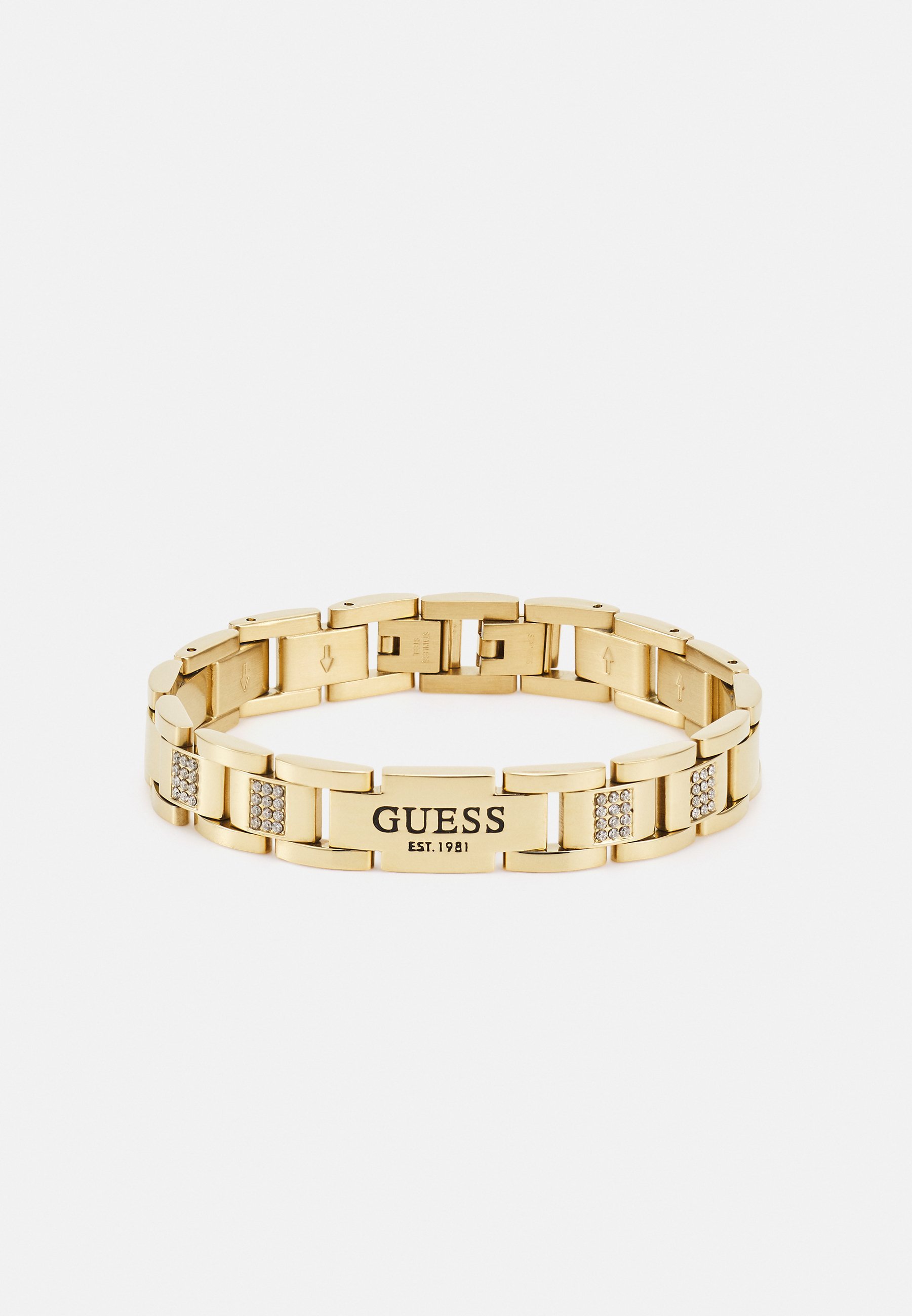 Bracciale Guess Flat Chain Unisex - color oro giallo