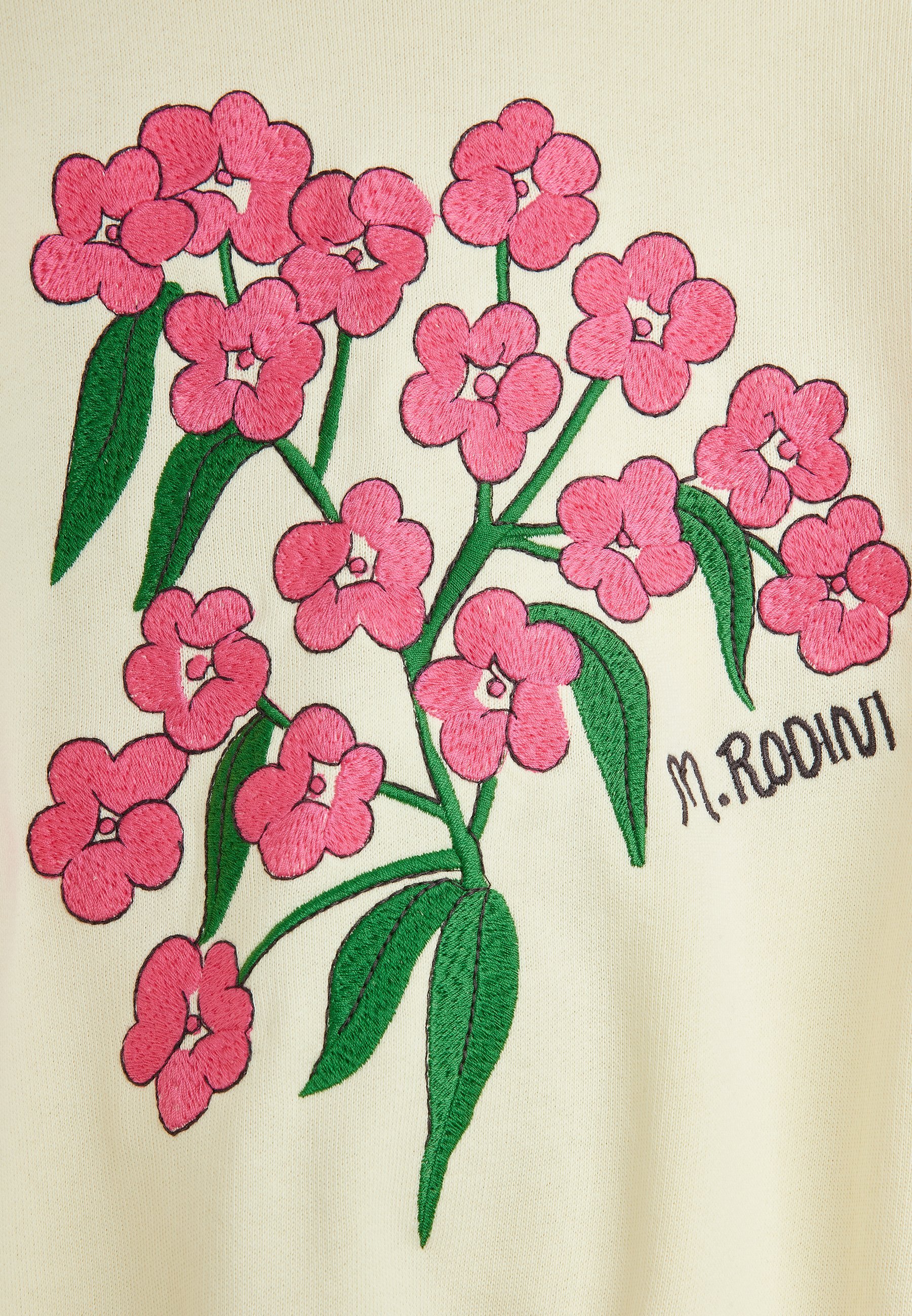 Mini Rodini ALPINE FLOWERS UNISEXE - Sweat-shirt - blanc cassé