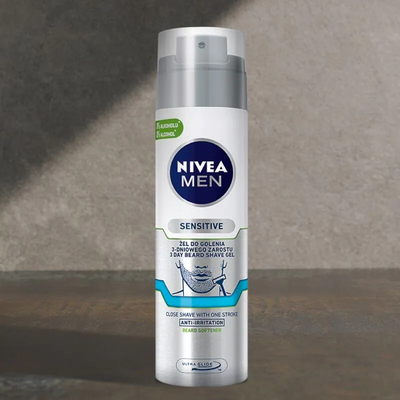 Nivea Men Sensitive Żel do Golenia 3-Dniowego Zarostu