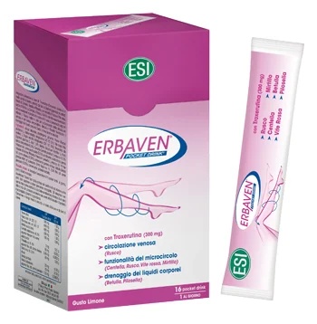 ESI Erbaven 16 kabatas dzēriens smago kāju uztura bagātinātājs
