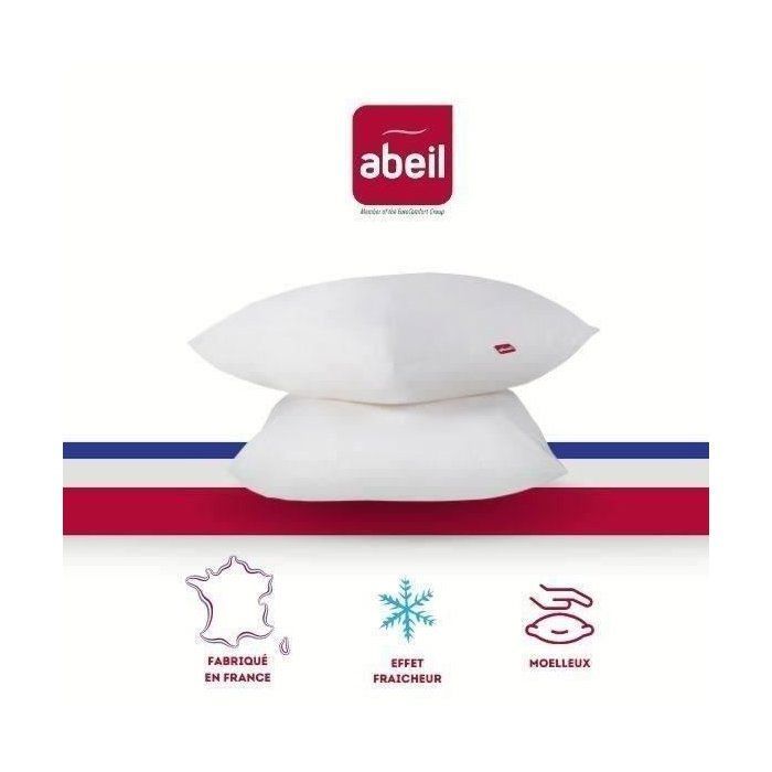 ABEIL Set of 2 Aerelle® Cool Night Pillows - 60 x 60 cm - White