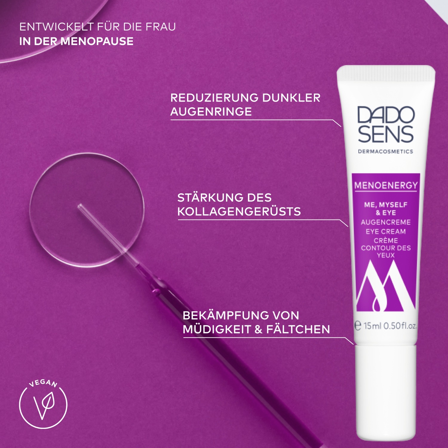 DADO SENS Dermacosmetics paakių kremas MENOENERGY - 15 ml