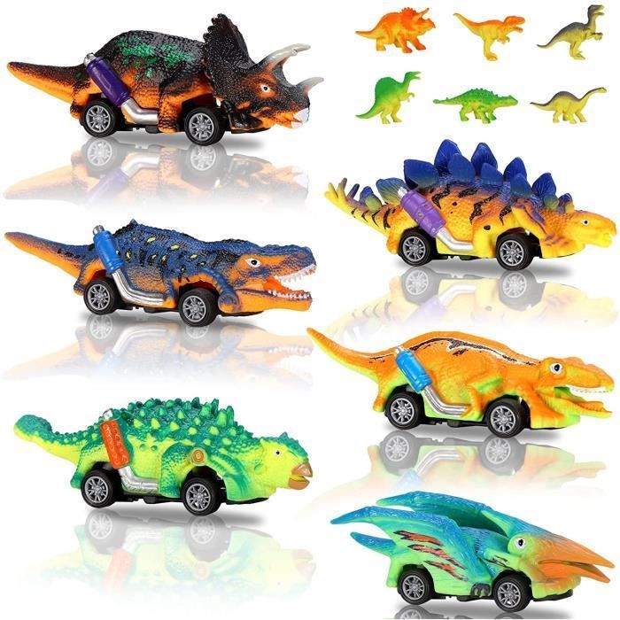 Dinosaur Car Toy for Children - Non-Toxic PVC - Black - Unisex