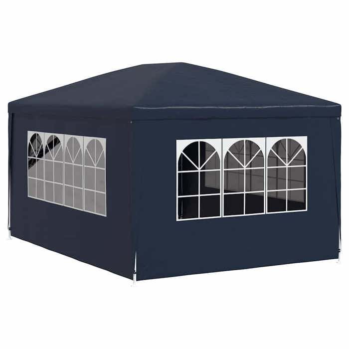 Carpa para fiestas azul de 3x4 m, cenador de jardín, carpa para fiestas azul de 3x4 m ABHT 7881028