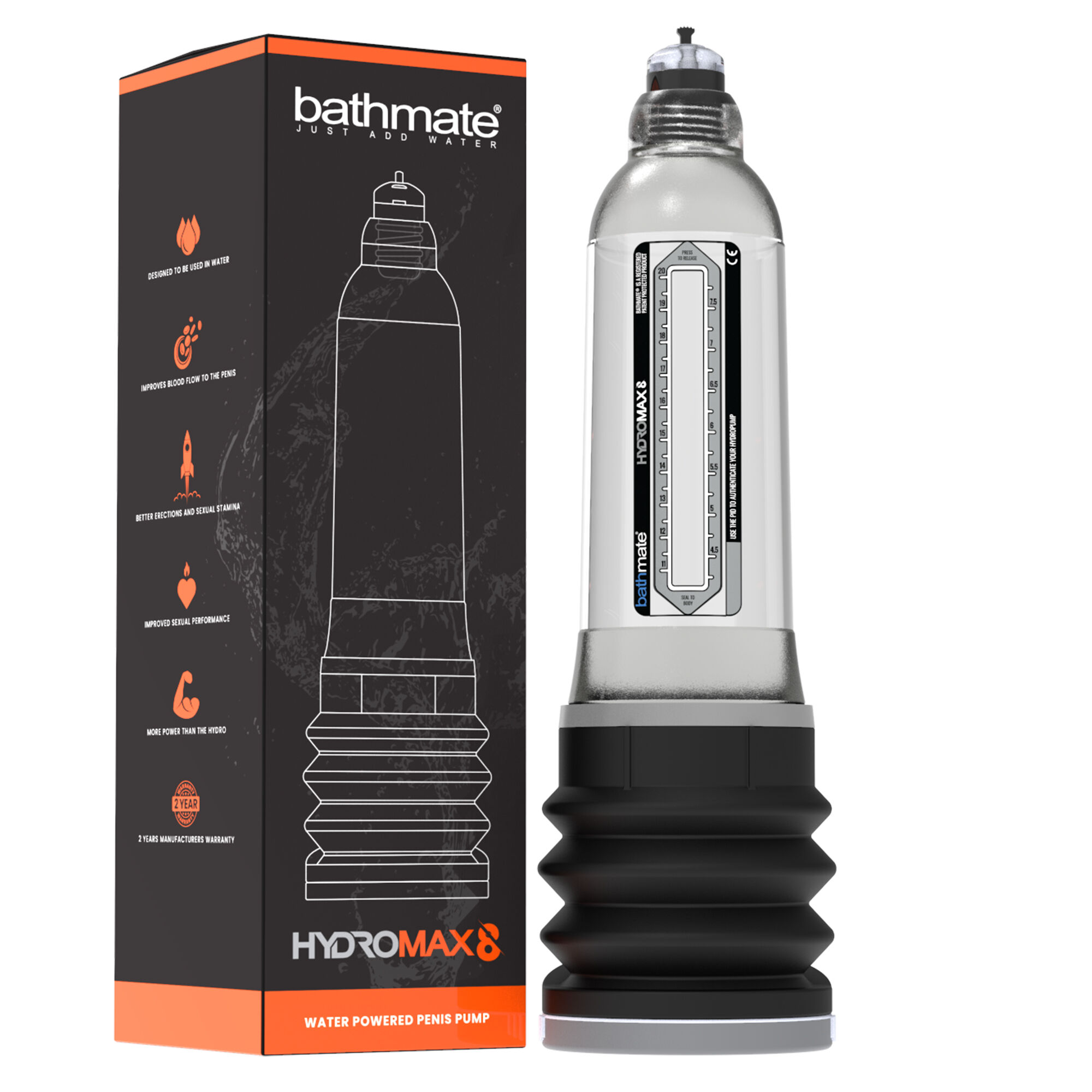 Bathmate Hydromax 8 Klar