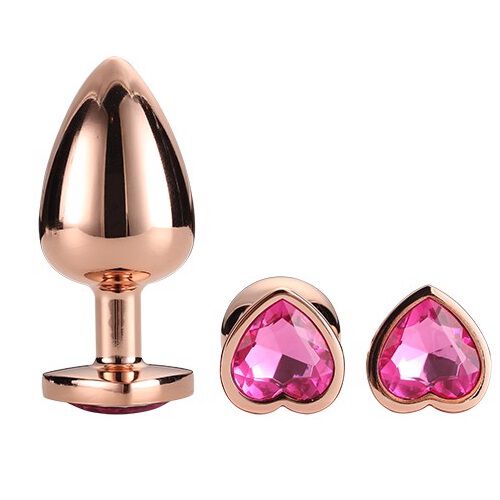 Dream Toys Gleaming Love Rose Gold Plug