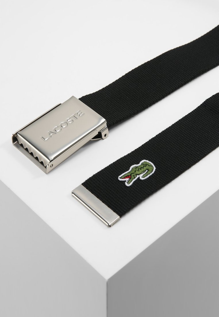 Lacoste BELT CONCEPT - Cintura - nera