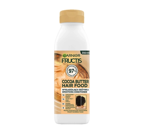 Garnier Fructis Hair Food Cocoa Butter odżywka do włosów kręconych 350 ml