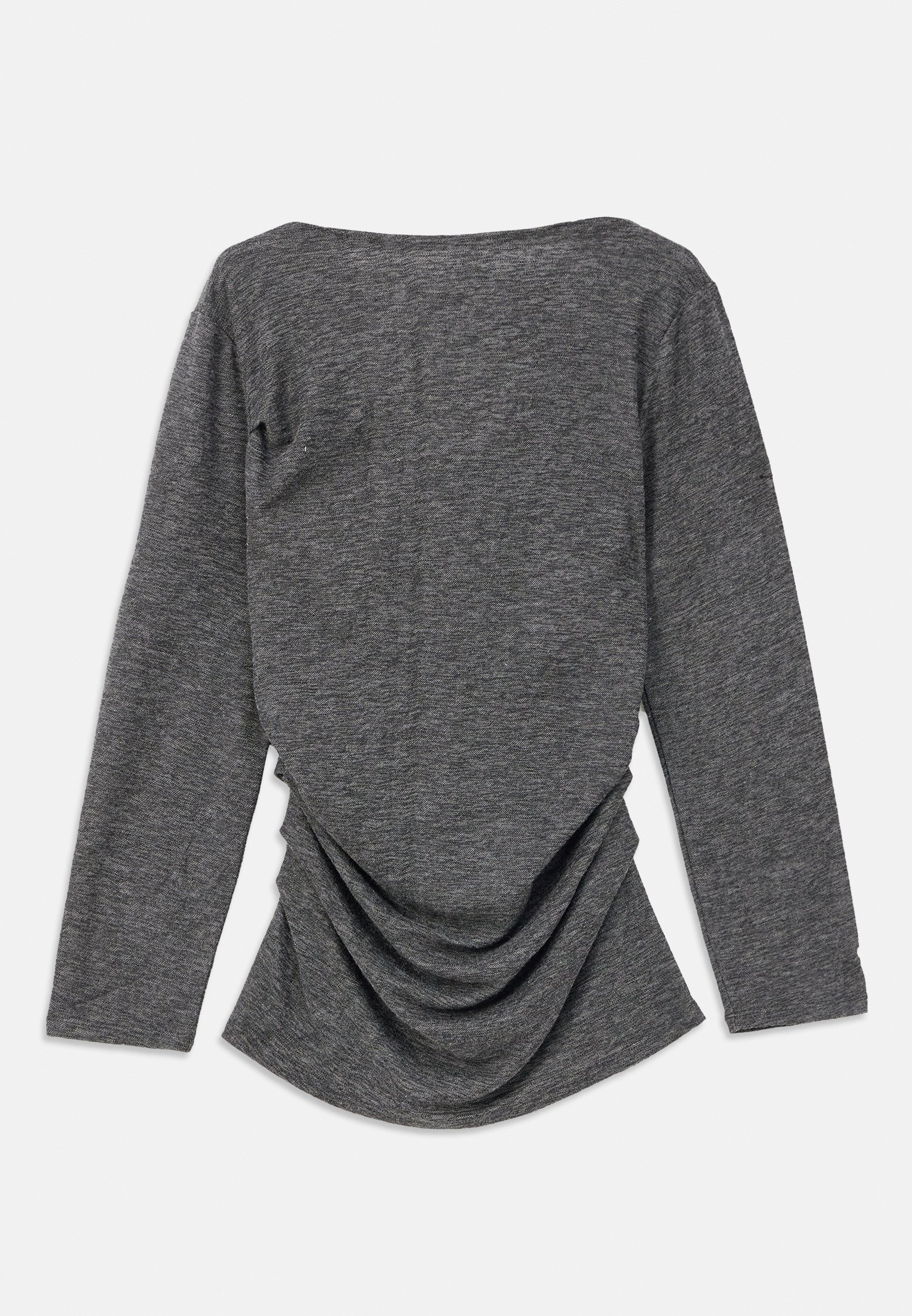 Proenza Schouler White Label BLYTHE - Haut à manches longues - gris anthracite chiné