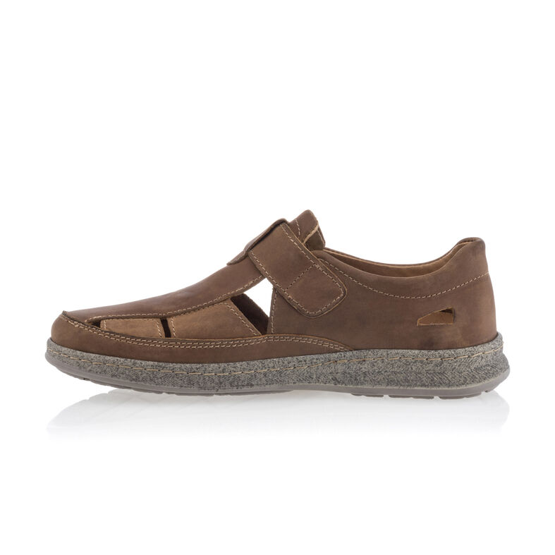  Sandalias marrones para hombre / Zapatos de punta abierta