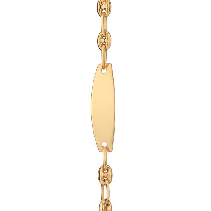 EMMA'S JEWELRY 375 Yellow Gold Child's Identity Bracelet