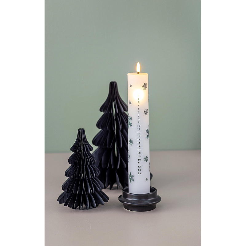 Vie Selected Adventskerzen 1-24 5x30 cm LED mit Fernbedienung