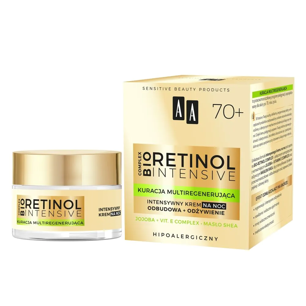AA Retinol Intensive 70+ Kuracja multiregenerująca intensywny krem na noc