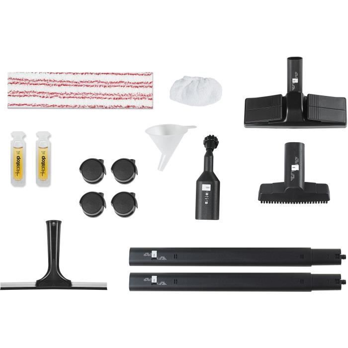 POLTI VAPORETTO CLASSIC 65 - Steam cleaner - limited autonomy - 4 BAR - 110g/min - 1500W - 7 accessories - Green + Black