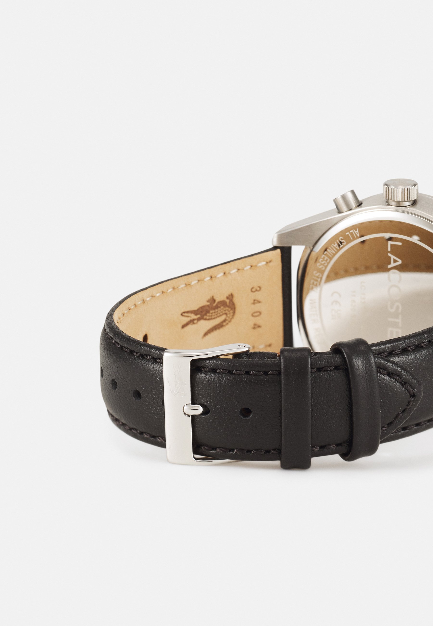 Lacoste BOSTON - Chronografické hodinky - černá/stříbrná