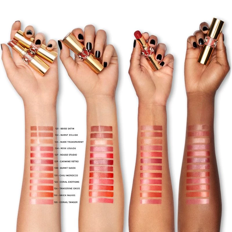 Rouge Volupté Shine 122 Burnt Zellige - Yves Saint Laurent