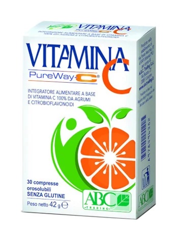 ABC TRADING Vitamine C Pureway-C 30 comprimés d'or