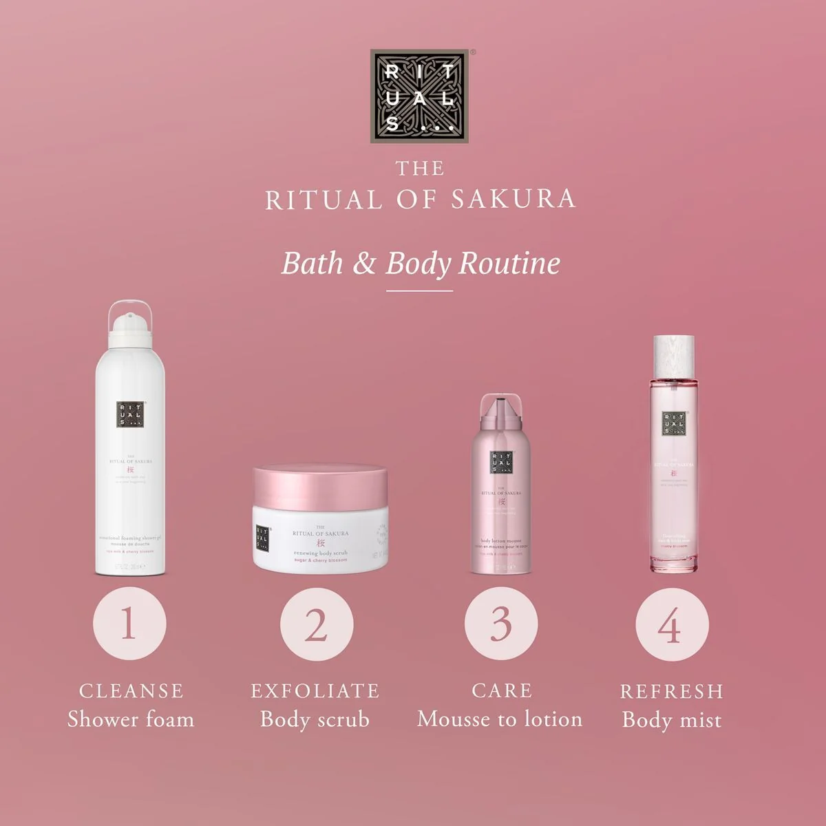 The Ritual of Sakura The Ritual of Sakura Mini Fragrance Sticks - Diffusore di Profumo