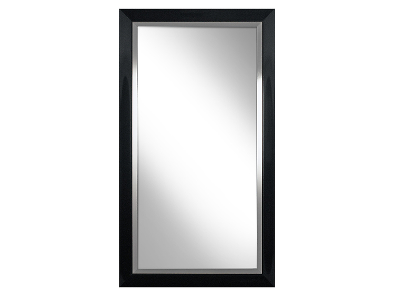 Lustro ścienne 54x144 cm czarne