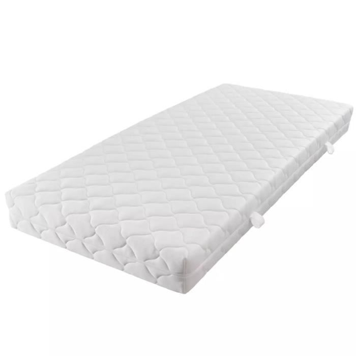 TMISHION Polyurethanschaummatratze – 180 x 200 cm, 17 cm dick – waschbarer Bezug