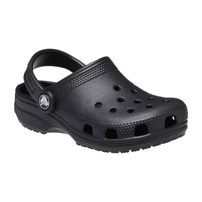 Tong Crocs 123141 Noir - Enfant Fille - Synthétique