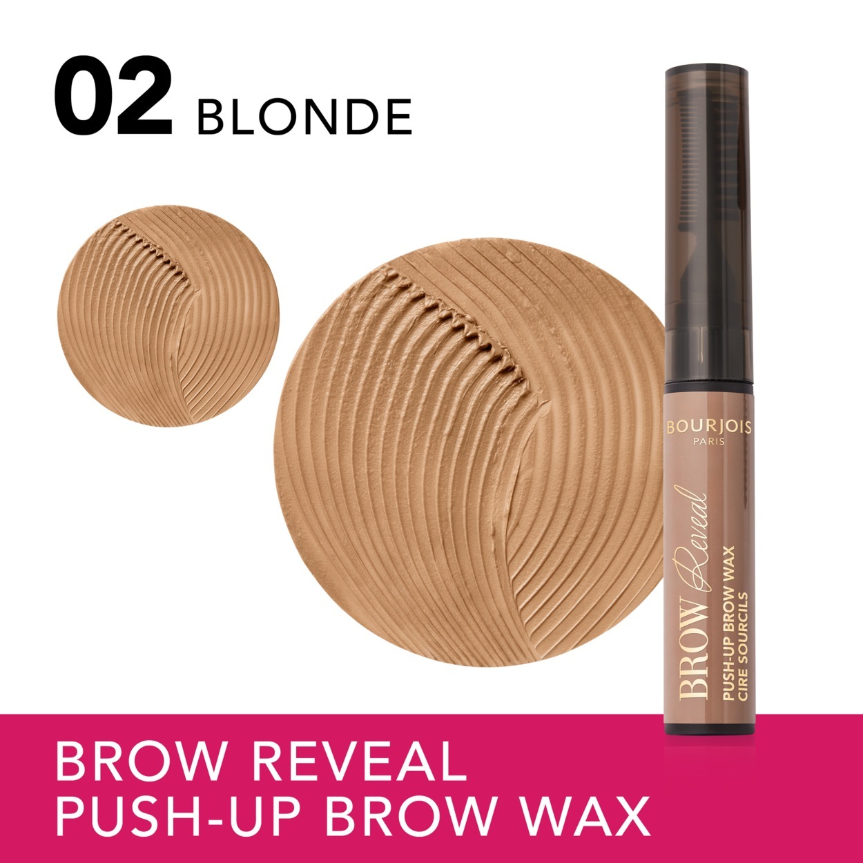 Stylingový vosk na obočie Bourjois Brow Reveal Push-up - 6 g
