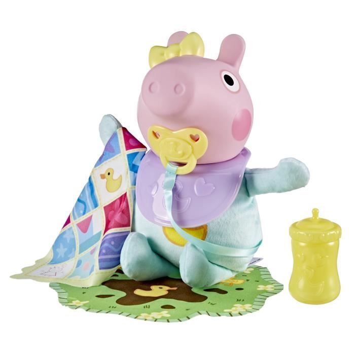 Peppa Pig Big Hugs Evie, interactieve pop met accessoires, geschikt voor kinderen vanaf 3 jaar.