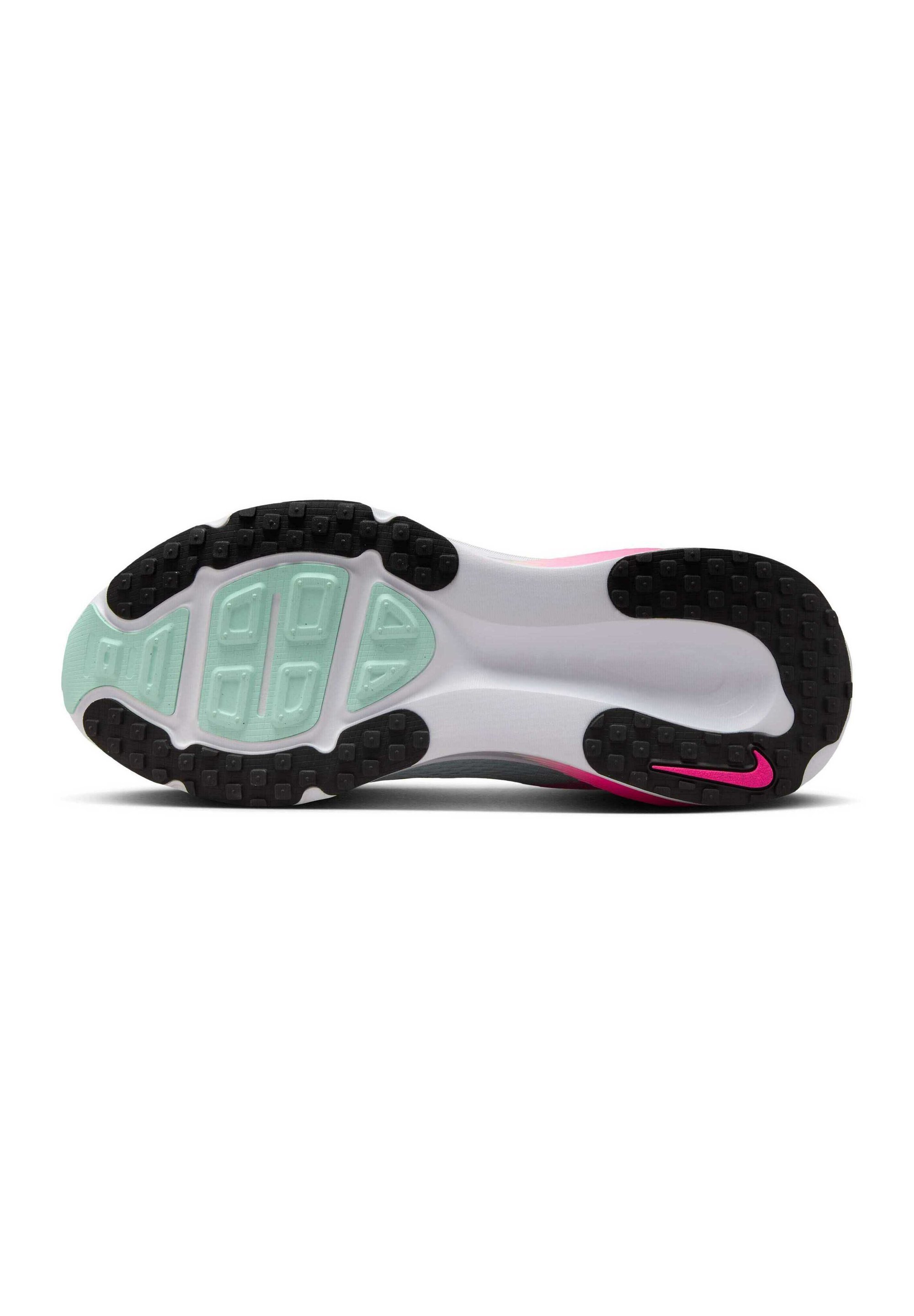 Nike Performance VOMERO 18 - Chaussures de running sur route - bleu glacier, blanc, rose fluo, noir