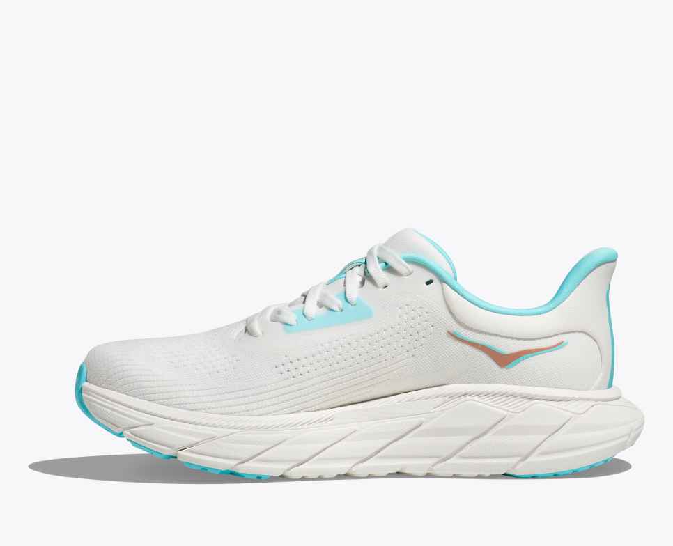 HOKA Arahi 7 Frost / Ouro Rosa