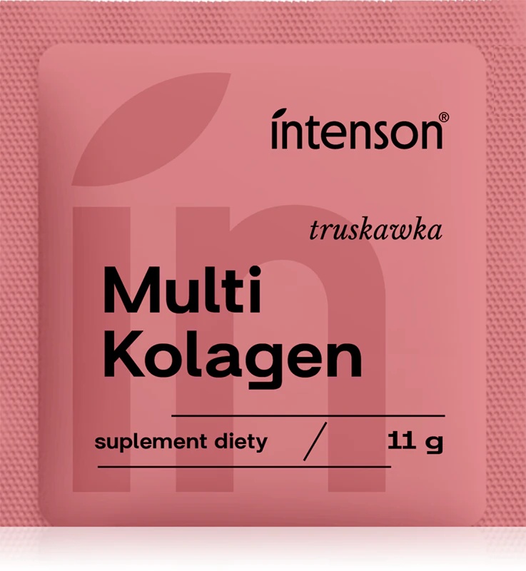 „Intenson Multi COLLAGEN“ maisto papildo milteliai gėrimui paruošti gražiems plaukams ir odai