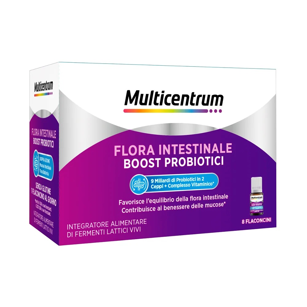 MULTICENTRUM Multicentrum Duobiotic 8 frascos de 7 ml Suplemento alimentar probiótico